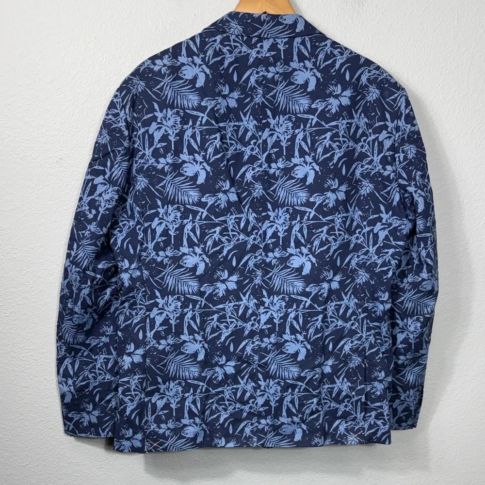 NWT Izod Men's Floral Linen Blend Blazer